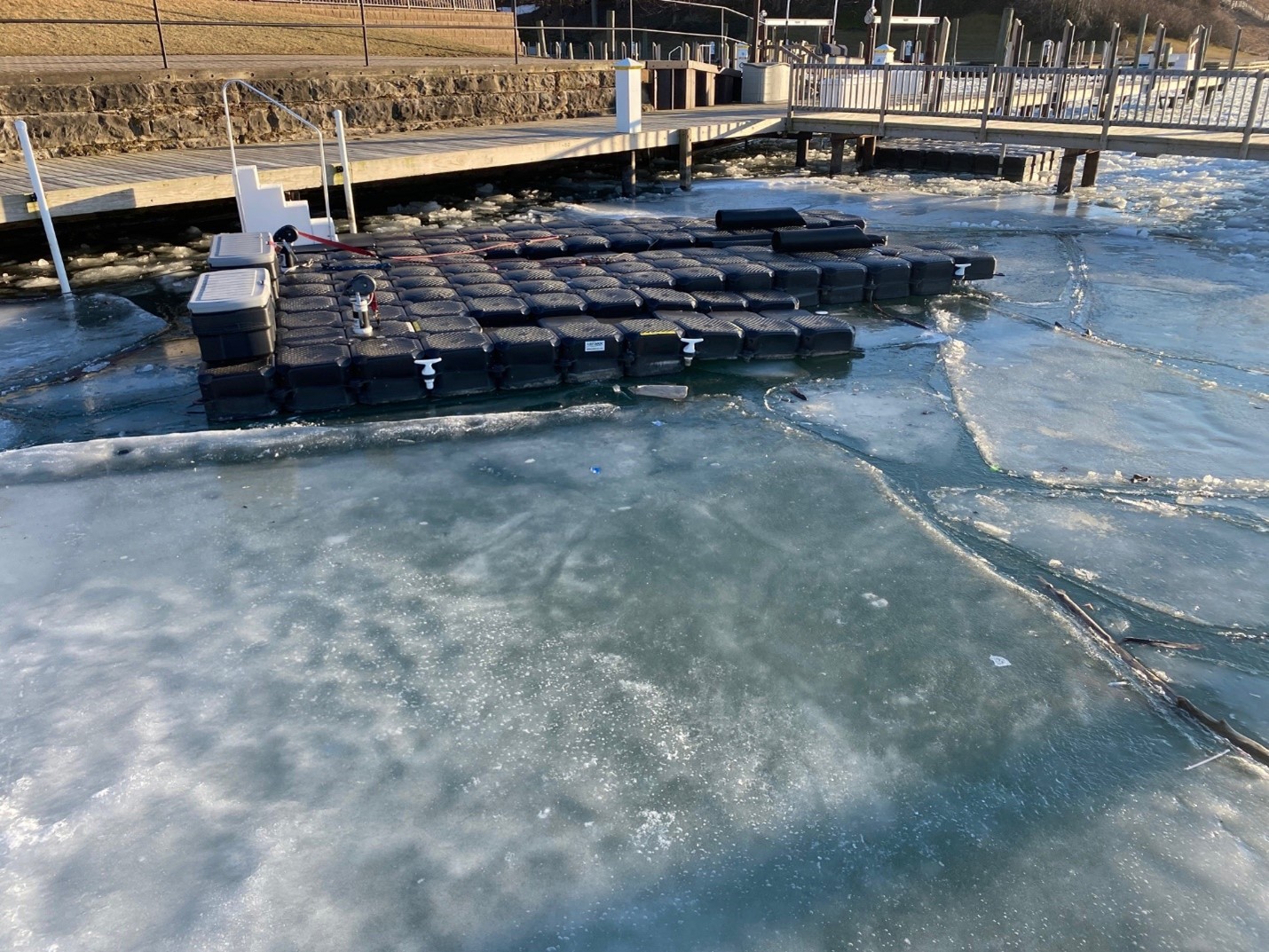 boat dock for lakes that freeze